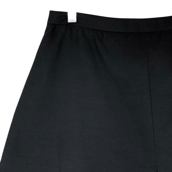 Stella McCartney Womens Size 44 US 10 Skort Side Zip Black Authenticated - Picture 4 of 16
